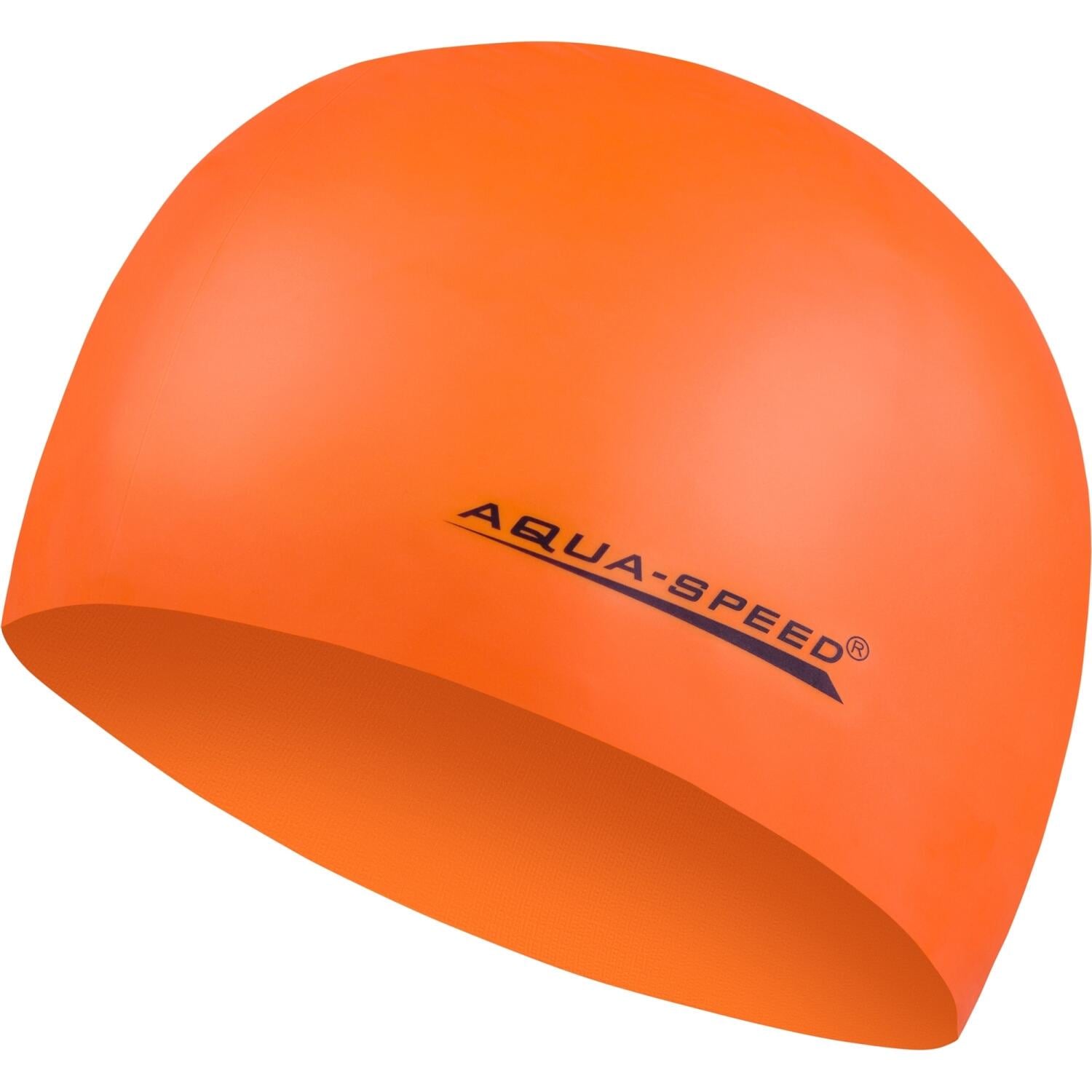 Шапочка для плавания Aqua Speed MEGA Оранжевый (100-75) Шапочка для плавания Aqua Speed MEGA Оранжевый (100-75)