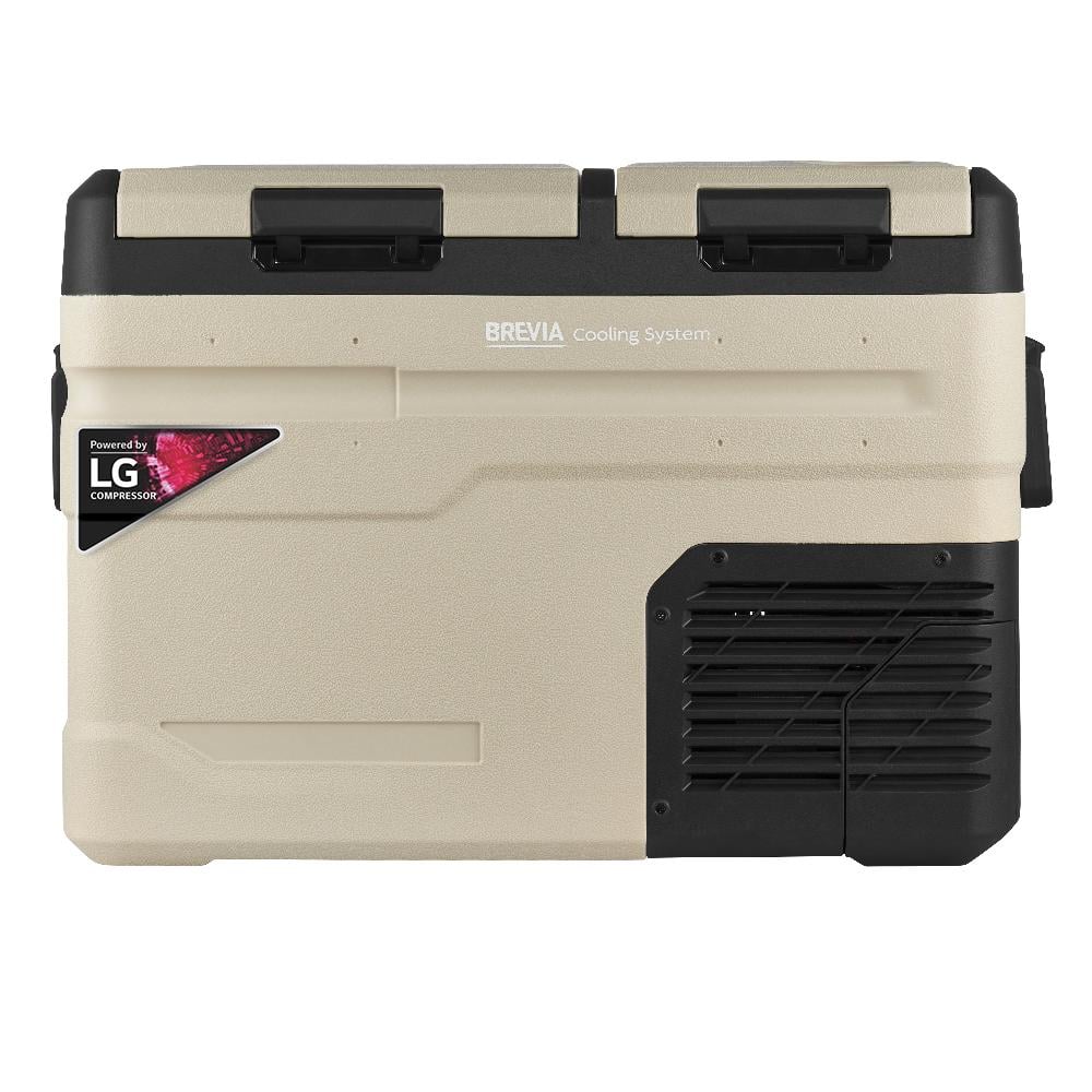 Холодильник автомобильный Brevia 38 л компрессор LG двухкамерный (23425)
