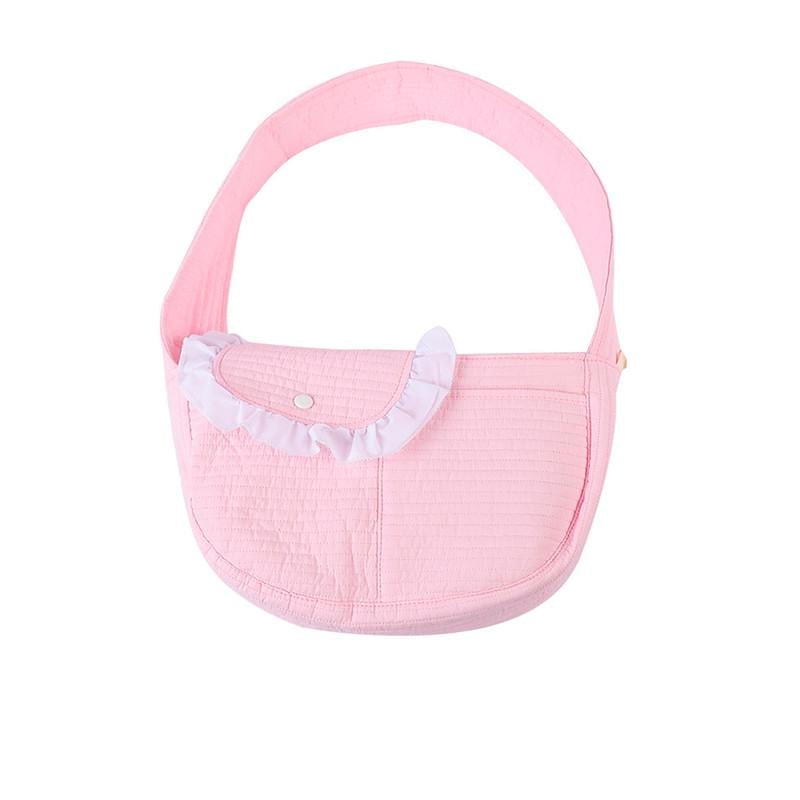 Слинг-переноска для кошек и собак Lesko SY-2022-0502 M 40х11х26 см Pink (28525212)