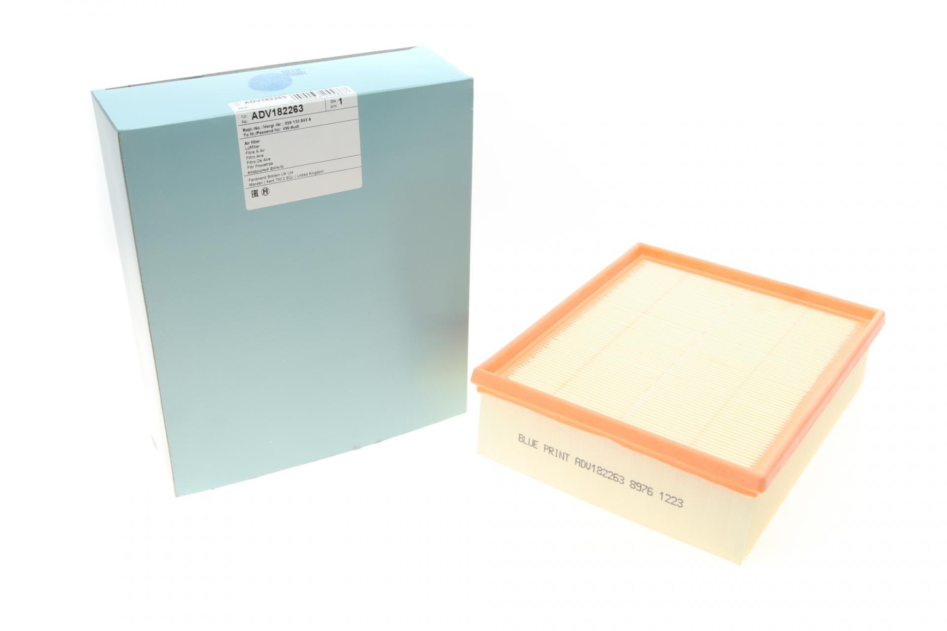 Фильтр воздушный BLUE PRINT для VW Passat B5/Audi A4/A6 2,5TDI 97-05 (ADV182263)