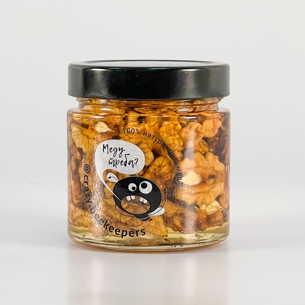 Мед акациевый с грецким орехом Меду Треба 290 г