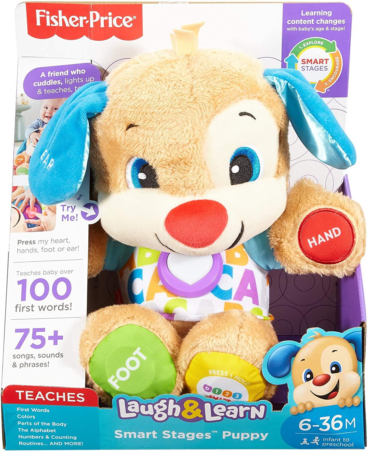 Интерактивная игрушка Fisher Price Laugh&Learn Smart Stages Puppy - фото 5