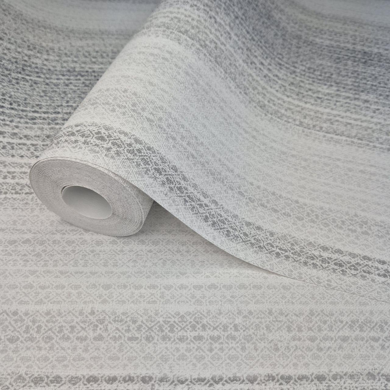 Шпалери вінілові Marburg 1032362 в смужку для спальні/вітальні/кабінету 10,05x1,06 м Сірий (2551107129)