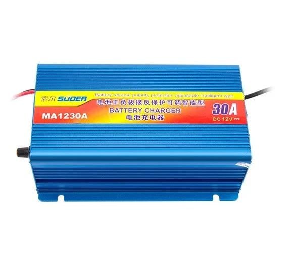 Зарядний пристрій для акумуляторів Battery Charger 30 A MA-1230A 12 Вт Blue (533689) - фото 2