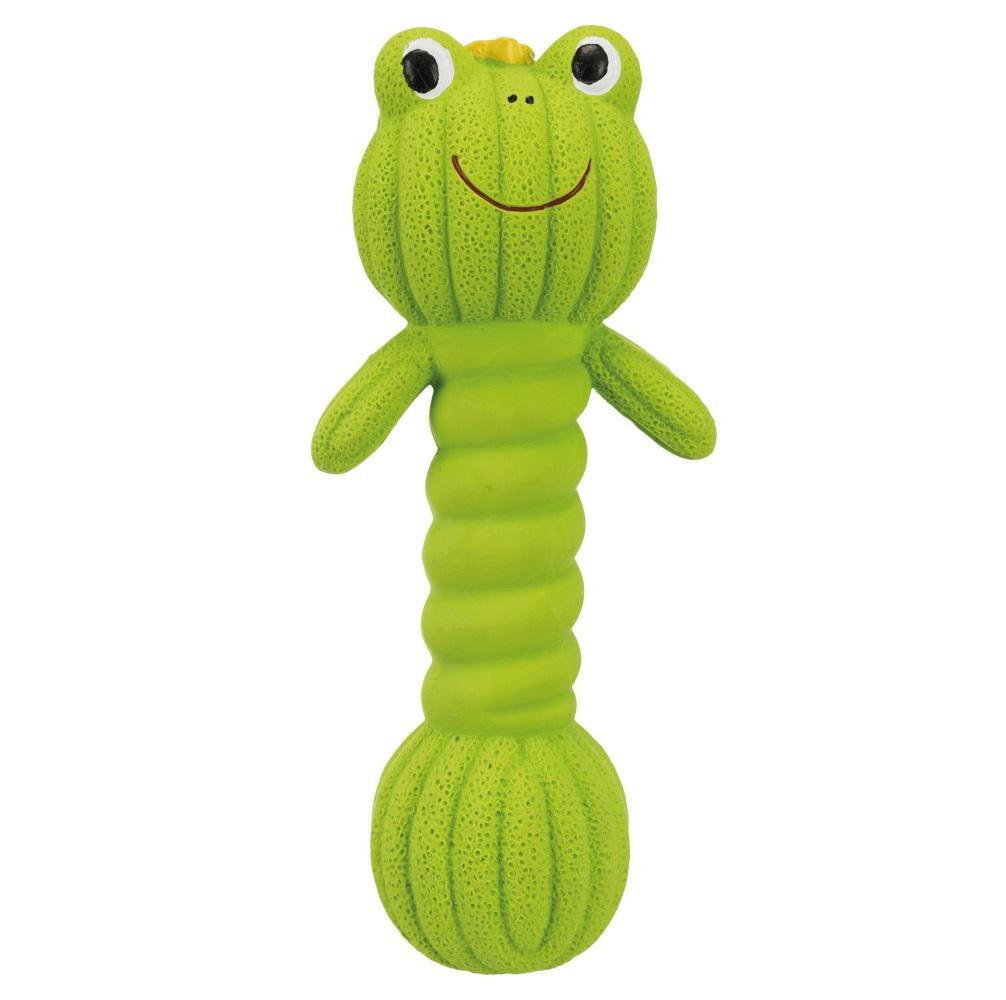 Іграшка для собак Trixie Гантель жаба з пищалкою 18 см (TX-34484)