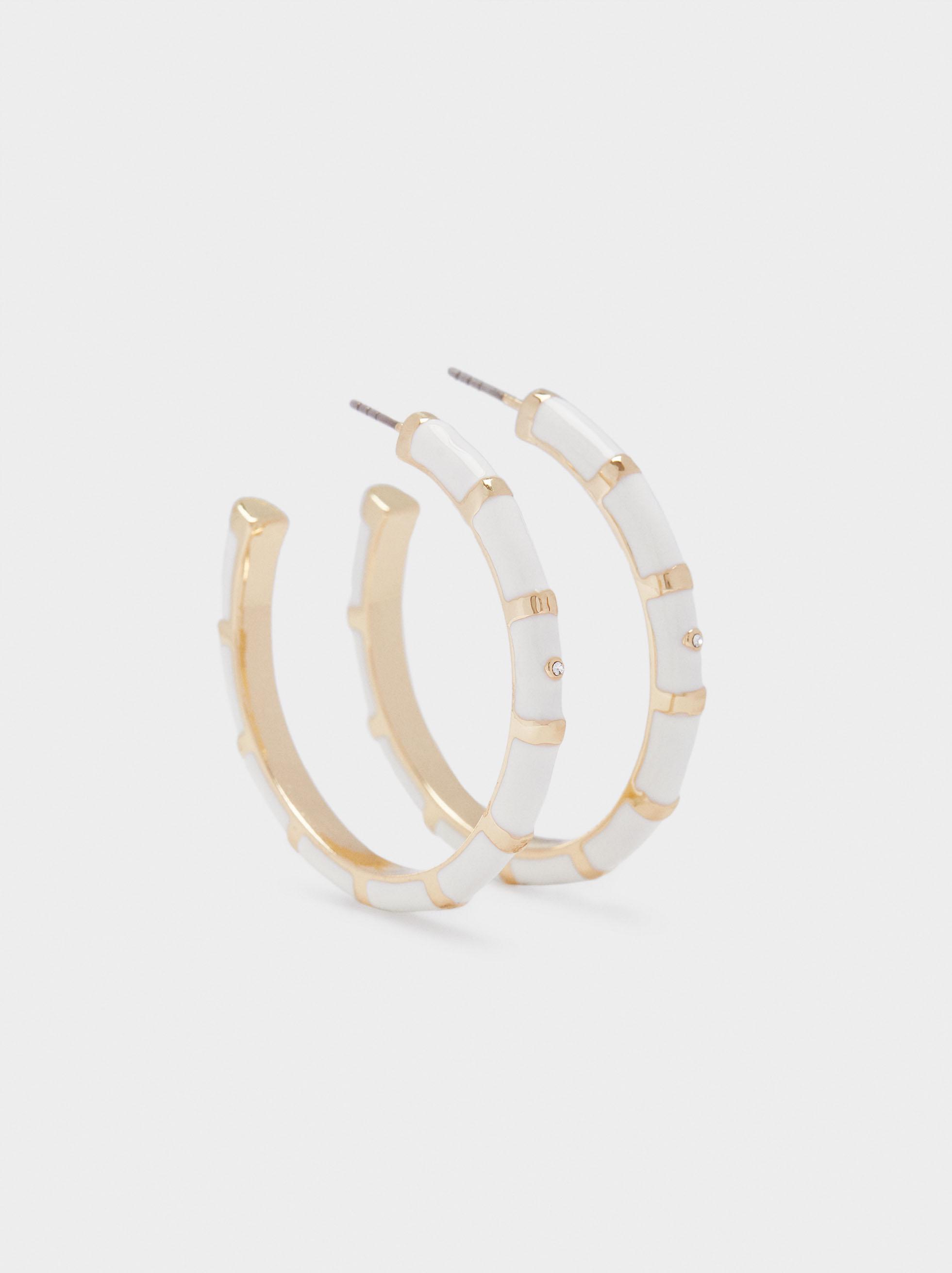 Женские серьги Parfois 188924 ONE Белый