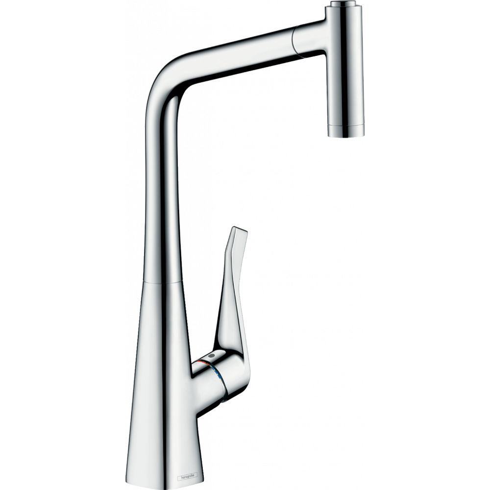 Смеситель для кухни Hansgrohe Metris M71 14820000 с видвижной лейкой Хром (98865)