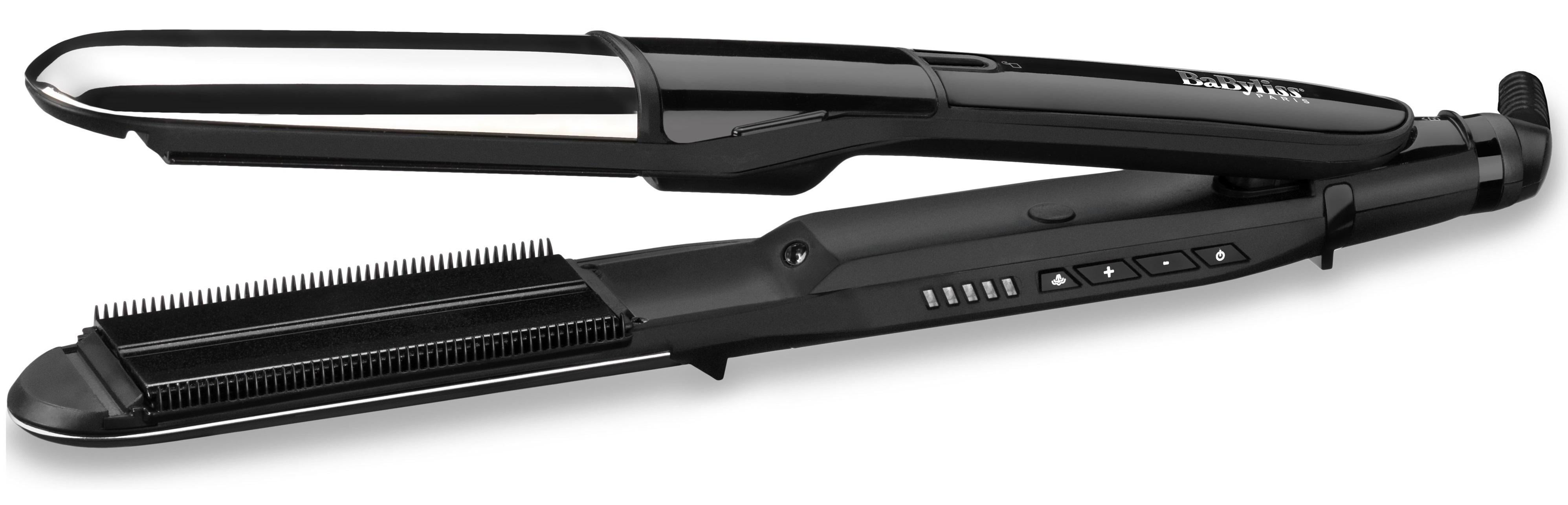 Випрямляч для волосся BaByliss 67 Вт Чорний зі сріблястим (ST496E)