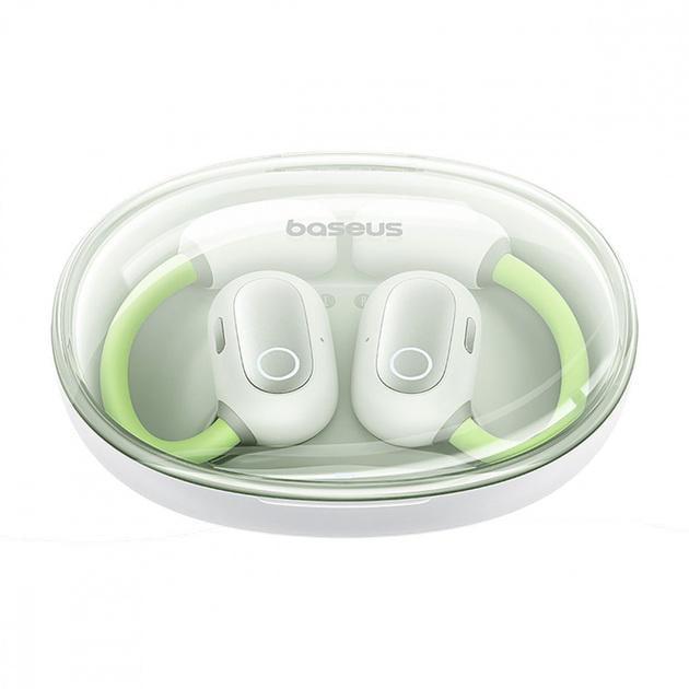 Наушники беспроводные спортивные Baseus Earbuds Eli Sport с длительным временем работы и Bluetooth 5.3 Green (A00064400641-00)