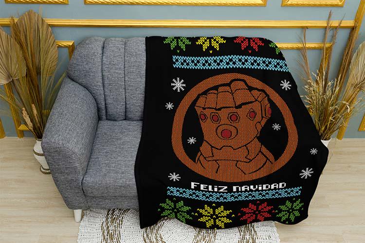 Плед плюшевый Mighty Infinity Gauntlet Marvel однослойный 150х210 см (114476-1)