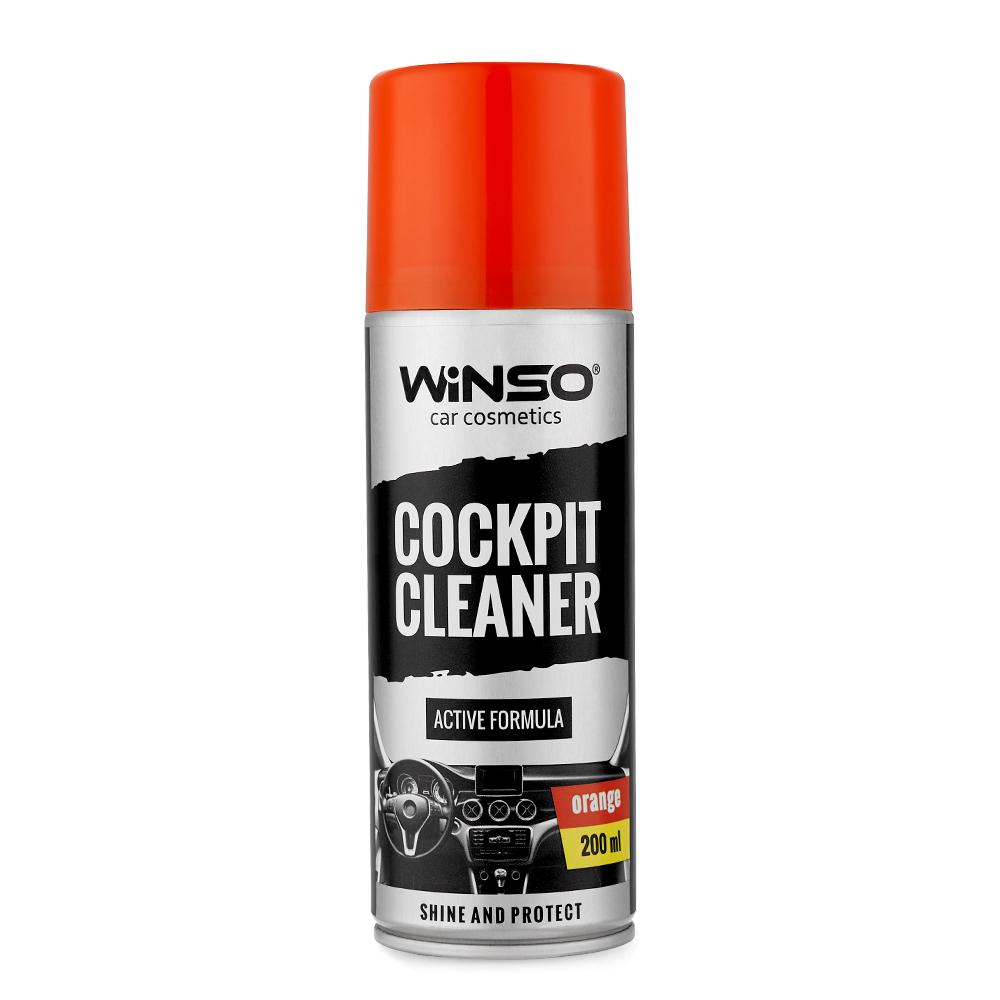 Полироль для панели приборов Winso Cockpit Cleaner Апельсин, 200мл