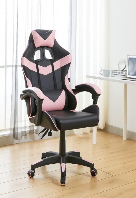 Кресло геймерское Bonro BN-810 Розовый (2824428914)