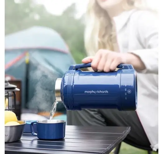 Термос Morphy Richards Portable Kettle MR6061 1л Blue - фото 2 Термос Morphy Richards Portable Kettle MR6061 1л Blue - фото 2