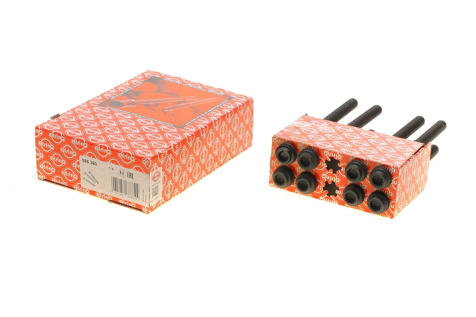 Болти головки ELRING Audi Q7/Porsche Cayenne 3,0 TDI 10-8 шт. (586,360)