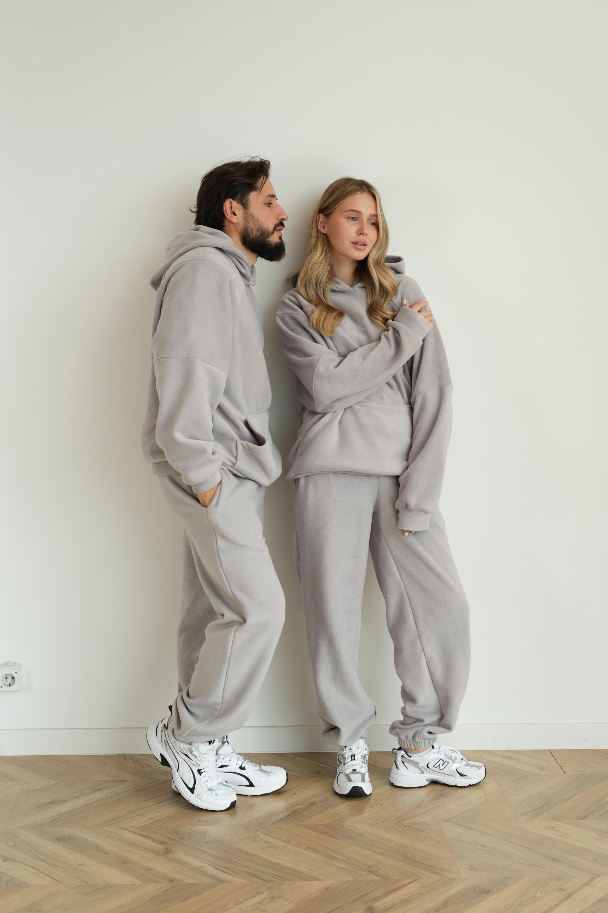 Костюм флісовий BASE S/M Світло-сірий (10204SM) - фото 10 Костюм флісовий BASE S/M Світло-сірий (10204SM) - фото 10