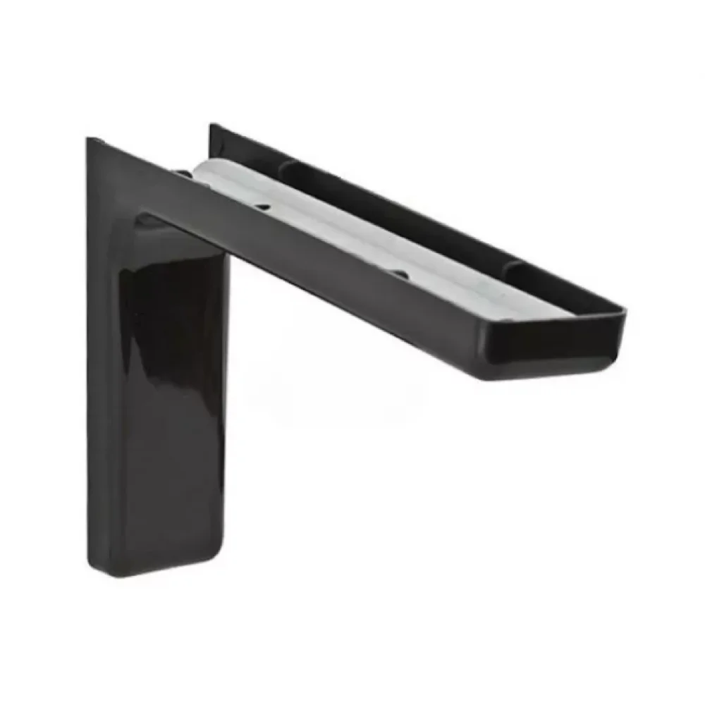 Кріплення для полиць Sigma з пластиковою накладкою 180x110 мм Чорний (PD0631)