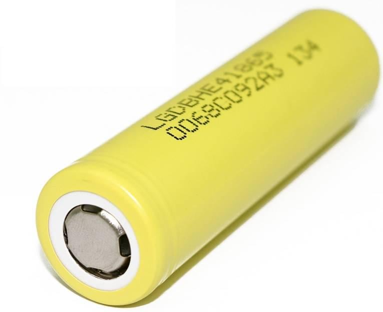 Акумулятор 18650 Li-Ion LG LGDBFIE41865 2500 mAh 20A 4,2/3,6/2,5V Жовтий (39412) Акумулятор 18650 Li-Ion LG LGDBFIE41865 2500 mAh 20A 4,2/3,6/2,5V Жовтий (39412)