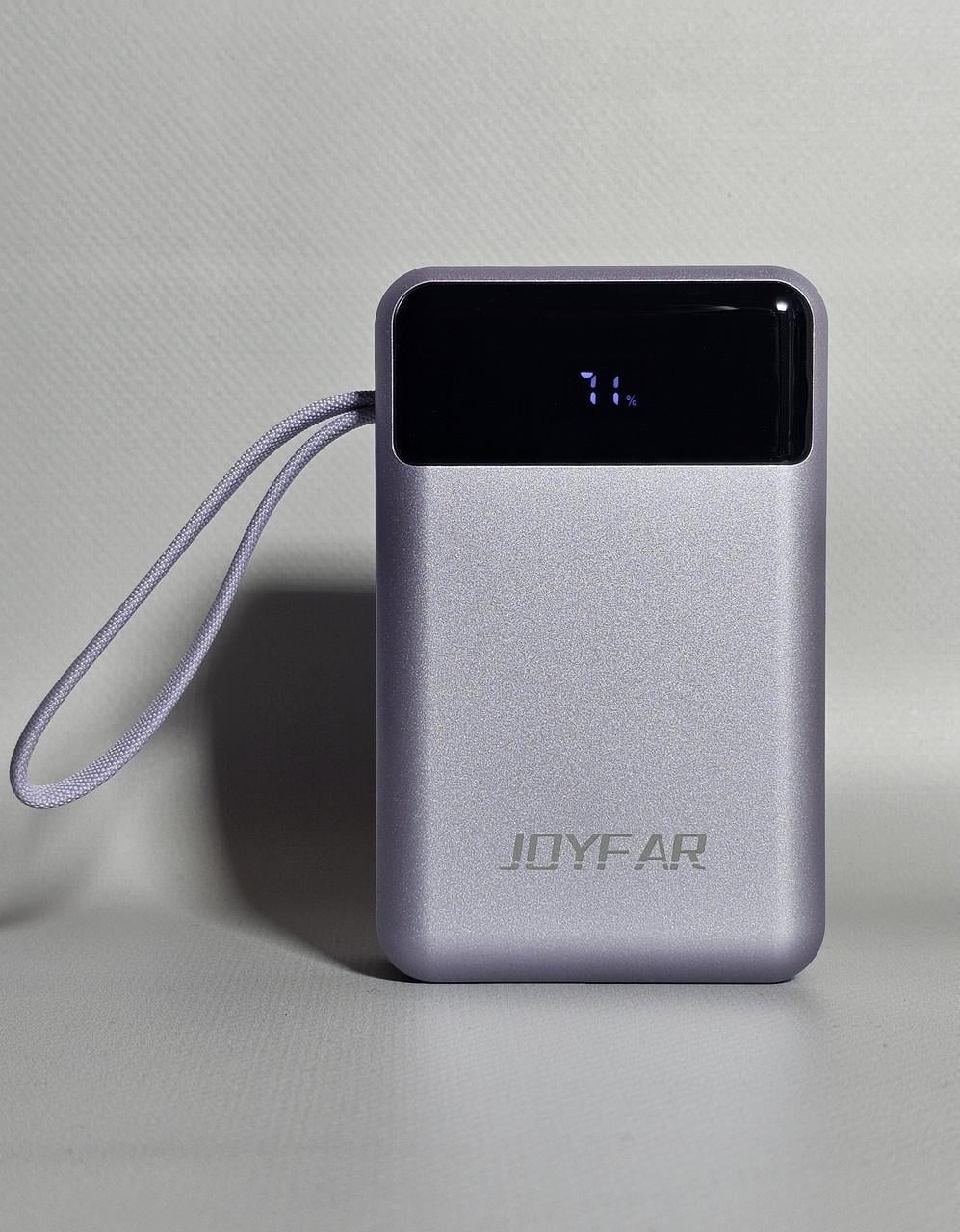 Повербанк JOYFAR Power Bank 30000 mAh 65W со встроенными кабелями