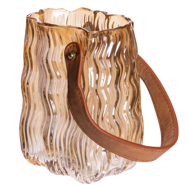 Ваза для цветов и декора Top Home 800 мл Карамель