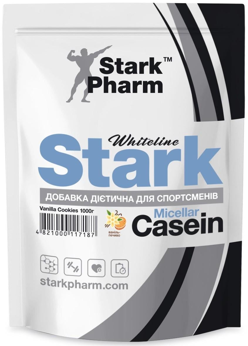 Казеин Stark Pharm Micellar Casein 1 кг Ваниль/Печенье Казеин Stark Pharm Micellar Casein 1 кг Ваниль/Печенье