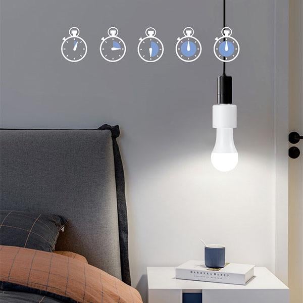 Патрон для лампочки поддерживает LED и лампы накаливания со стандартным цоколем E27 (C01396) - фото 3