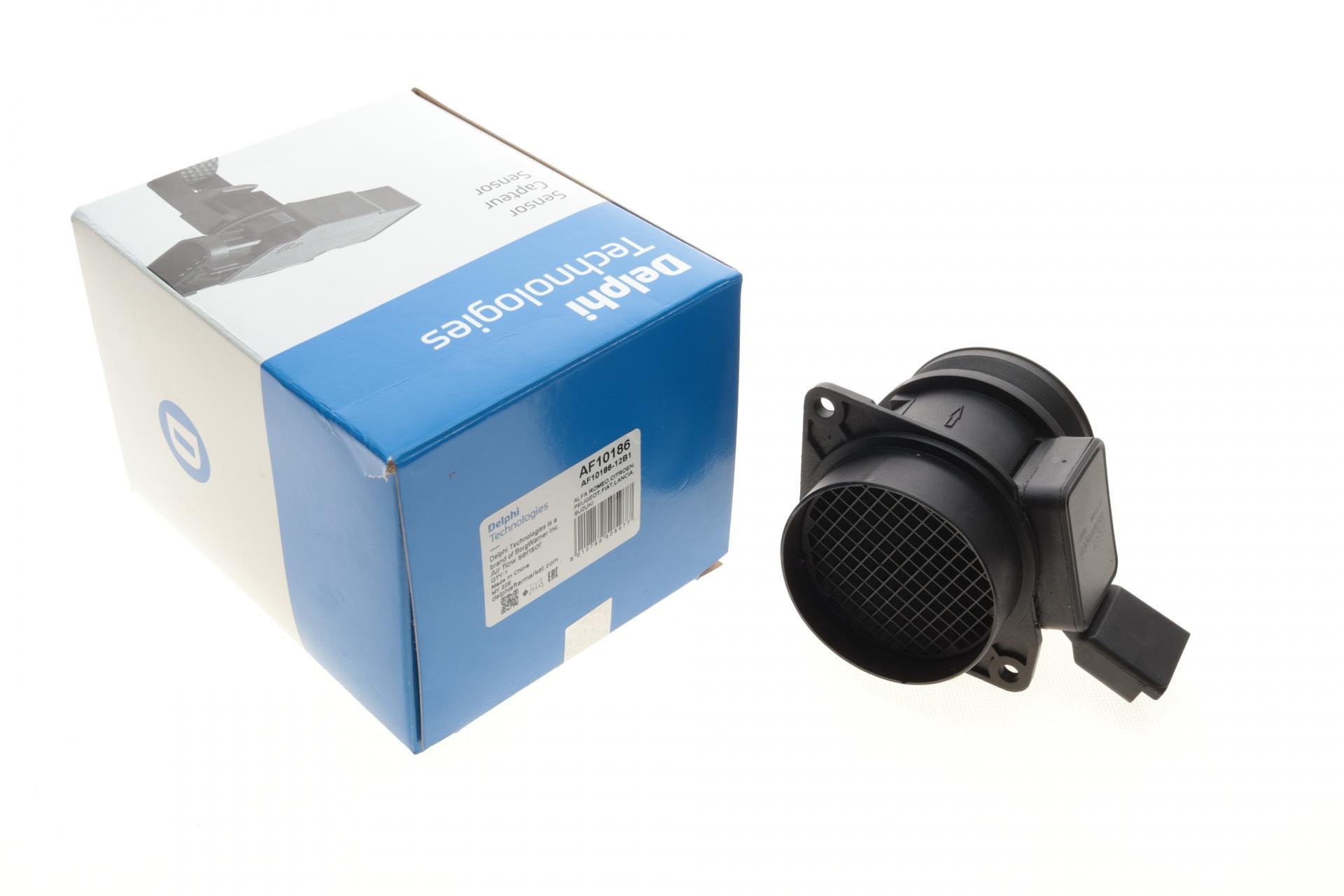 Витратомір повітря Fiat Scudo/Citroen Berlingo/Peugeot Partner 2,0 JTD/HDI 96-15 (AF10186-12B1)