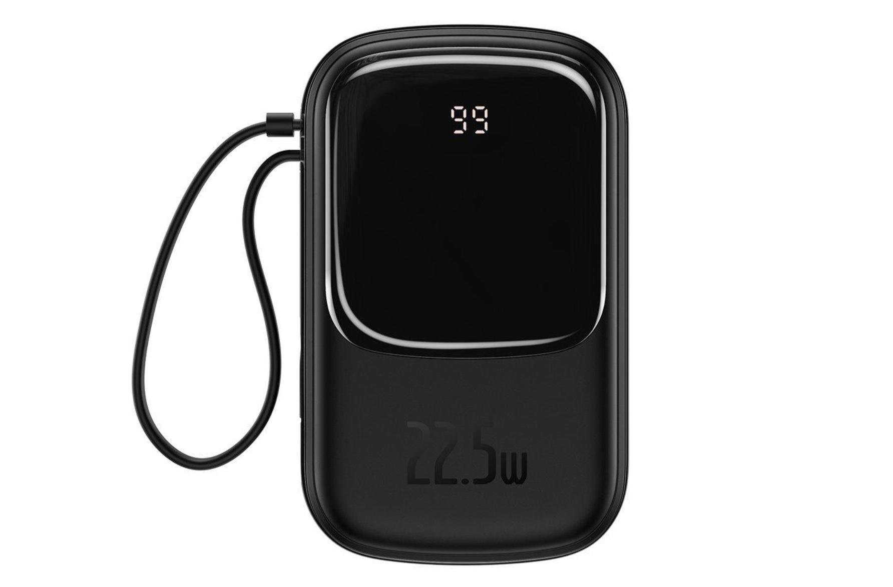 Повербанк Baseus Qpow Digital Display Quick Charge 20000 mAh 22,5W Black
