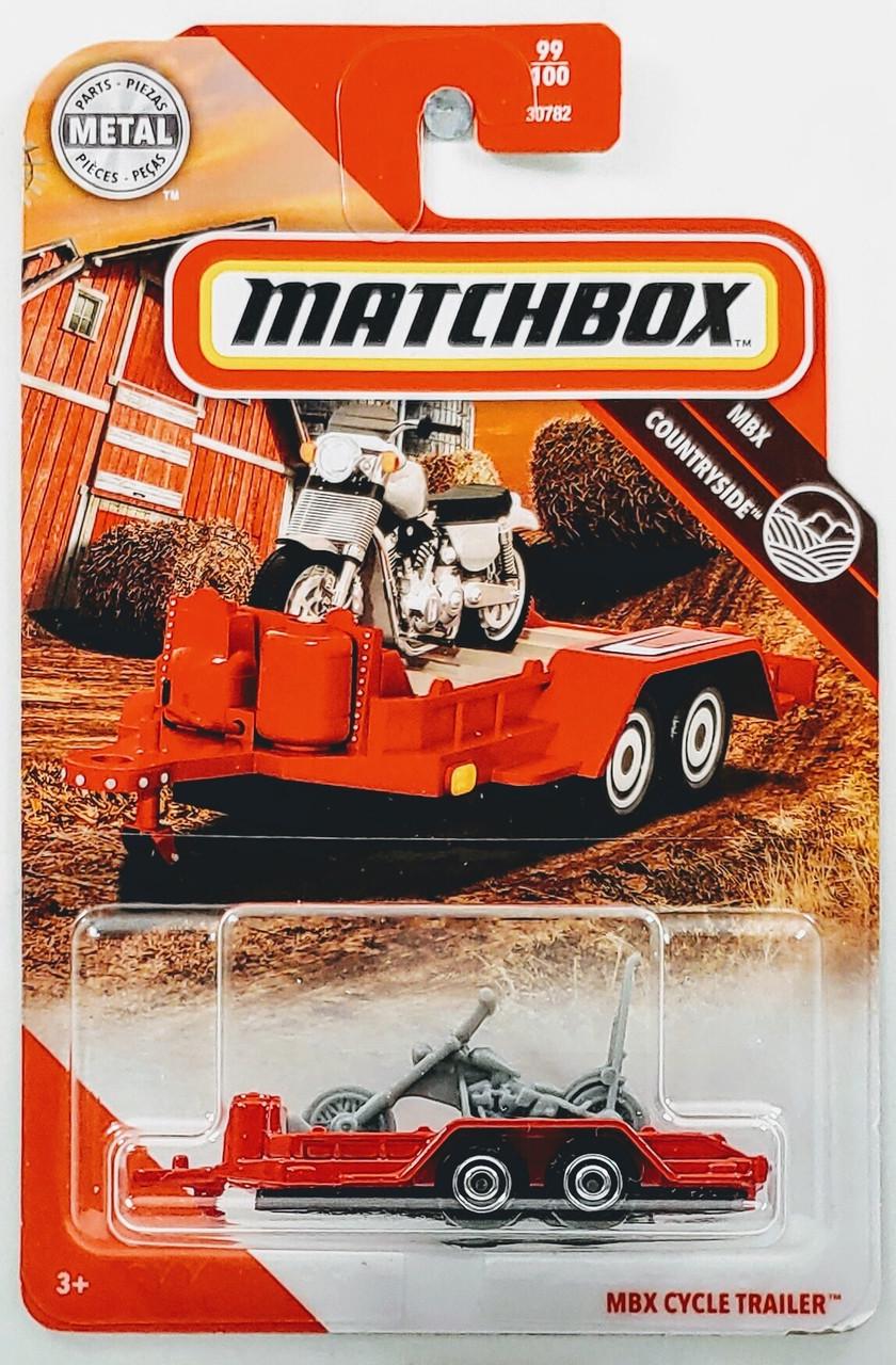 Игрушечная машинка Matchbox MBX Cycle Trailer 2020 MBX Countryside №99 (GKK35)