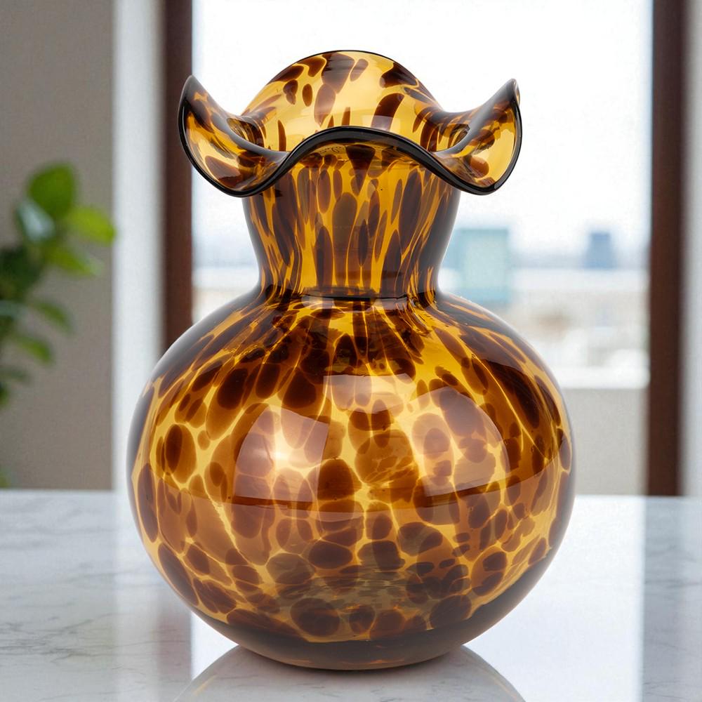 Ваза Modern Янтарная волна 19 см Коричневый (9269-001)