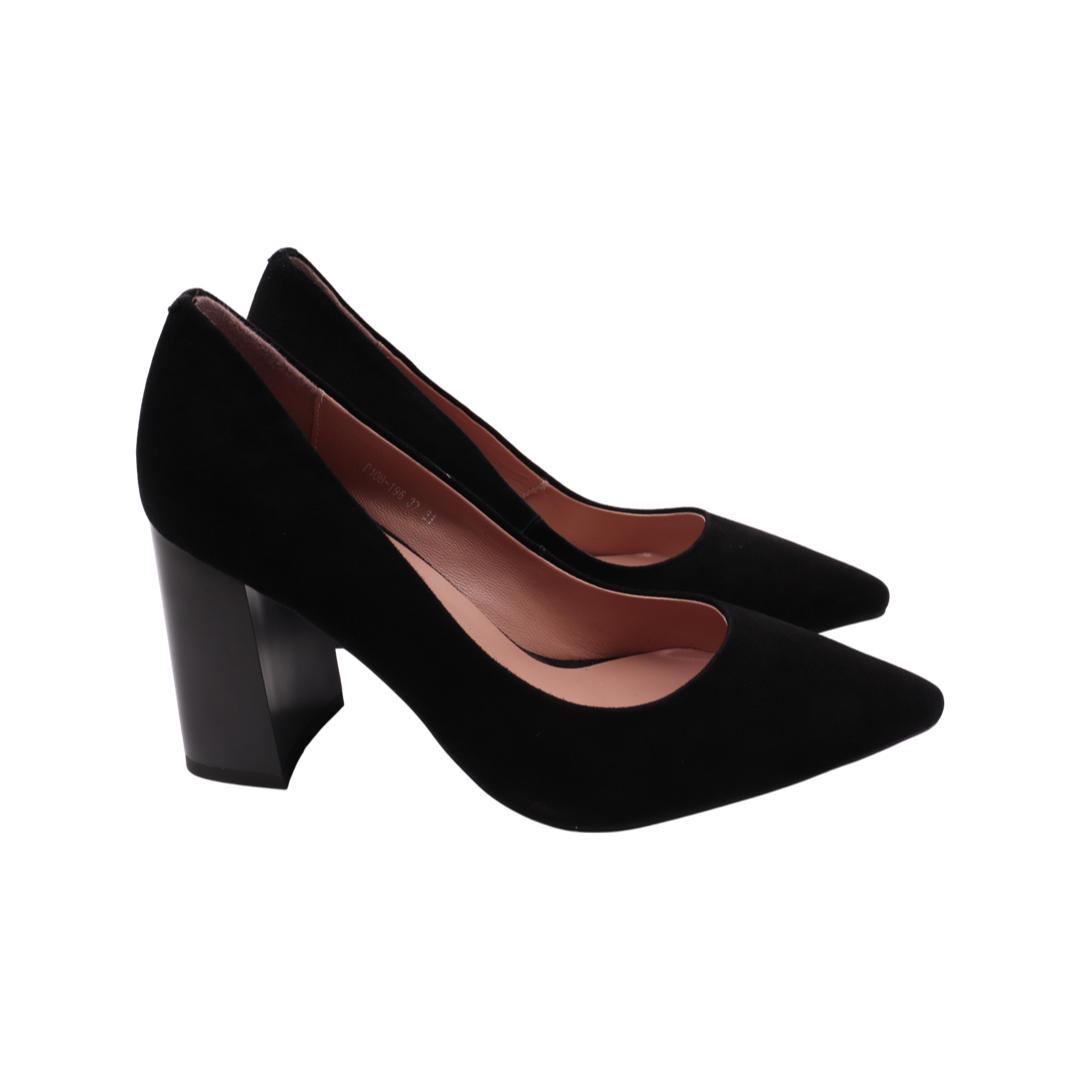 Туфли женские Farinni из замши р. 38 Черный (264-22DT)