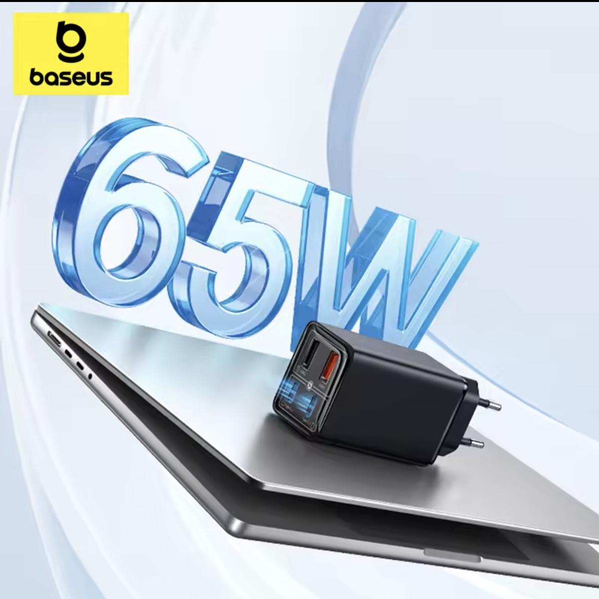 Зарядное устройство для BASEUS GaN6 Pro Fast Charger 2C+2U 65 W Black (28939208) - фото 7 Зарядное устройство для BASEUS GaN6 Pro Fast Charger 2C+2U 65 W Black (28939208) - фото 7