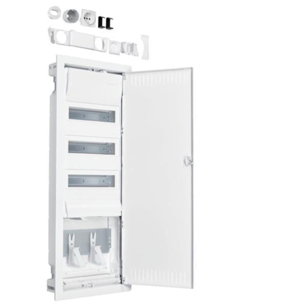 Щит вбудований Hager Volta мультимедіа-гібрид на 36 модулів та панель (28176682)