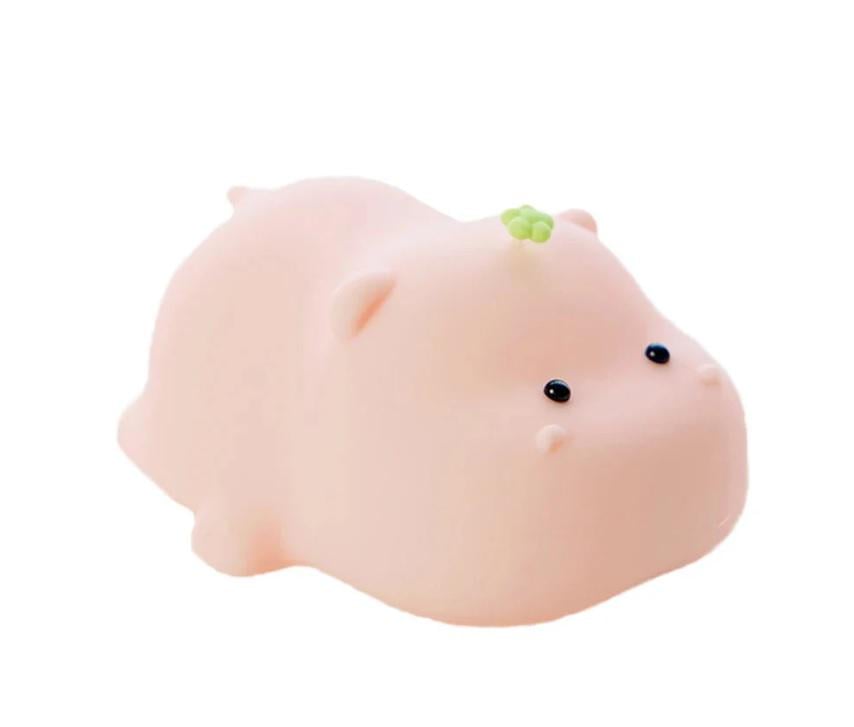 Нічник силіконовий А-002 Бегемотик Рожевий (23714330) Нічник силіконовий А-002 Бегемотик Рожевий (23714330)