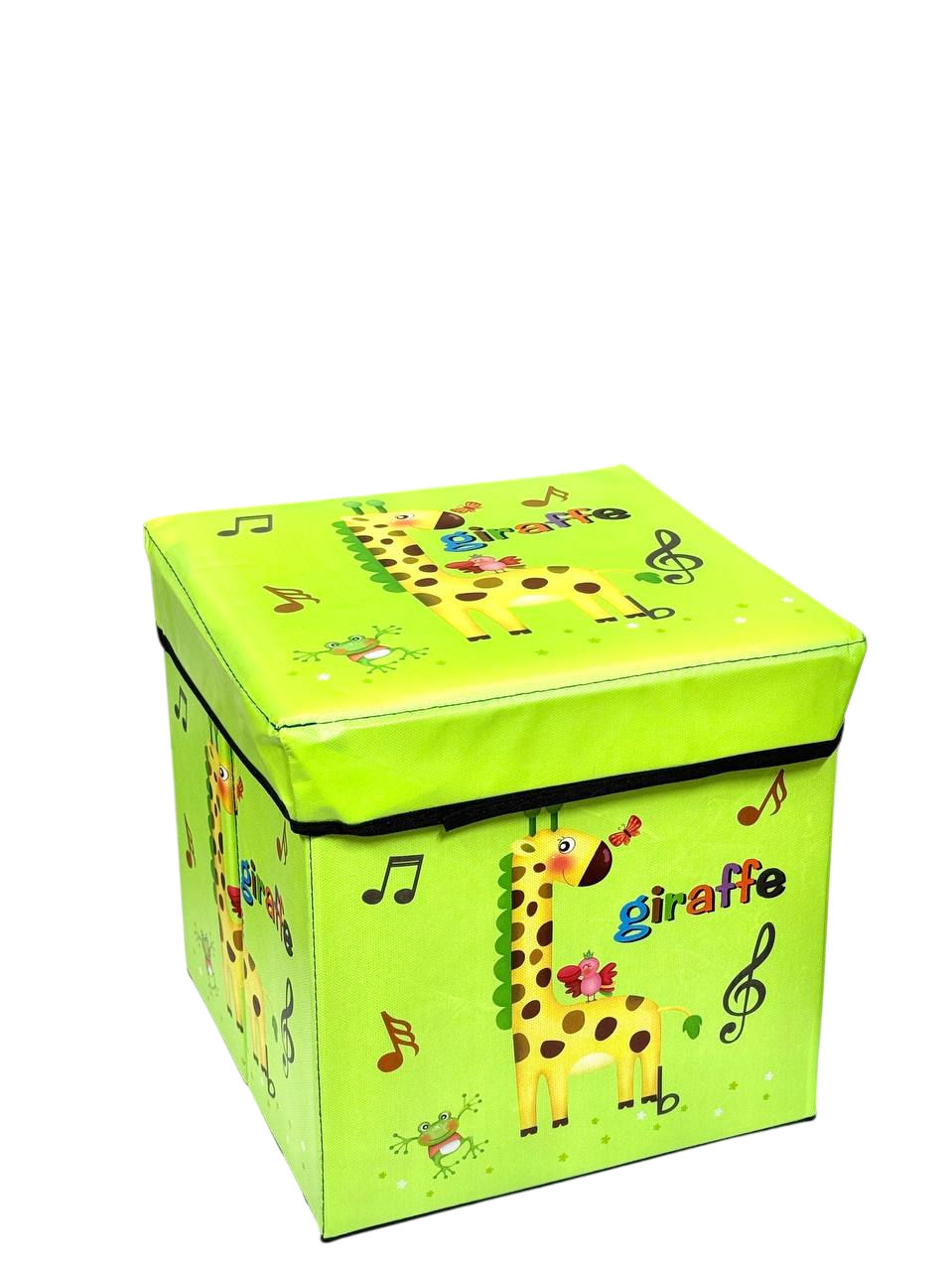 Корзина-пуф для хранения игрушек Fun Game R89687 Жирафка Салатовая (2709176582)