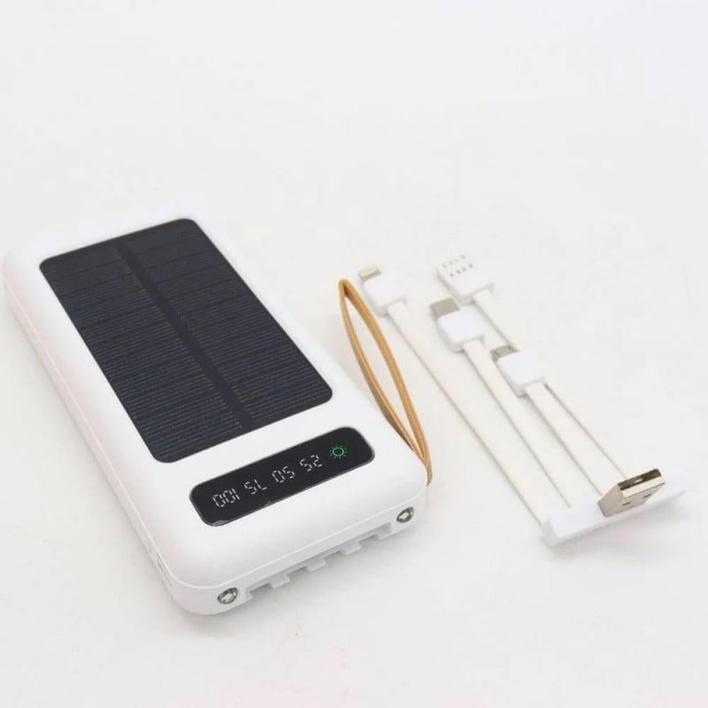 Повербанк UKC Solar Smart 1015 солнечная панель 20000 mAh White (tf5120)