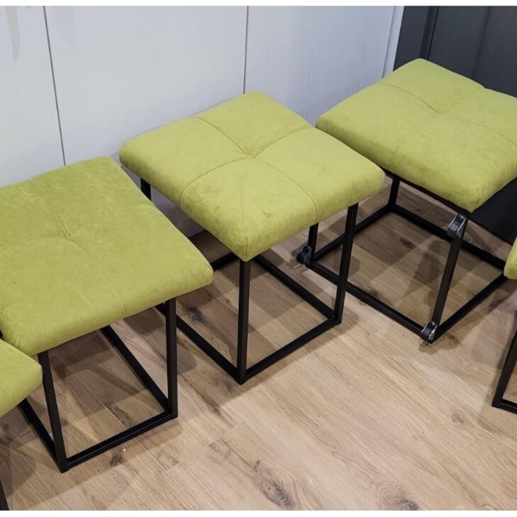 Пуф-трансформер 5в1 тканина антикіготь Смарт Уно 47х47х44 см Світло-зелений - фото 3