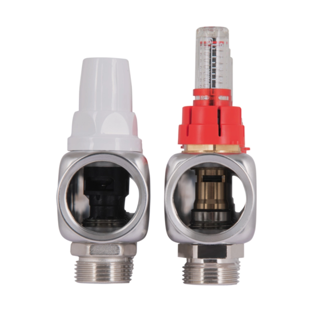 Коллектор ICMA №К073 из нержавеющей стали распределительный с расходомером 1" 9 выходов (SD00053737) - фото 5