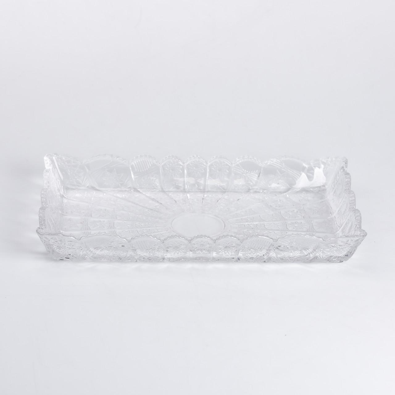 Страва для закусок Lirmartur скляна 28,6x16,5x3 см (5972) - фото 4 Страва для закусок Lirmartur скляна 28,6x16,5x3 см (5972) - фото 4
