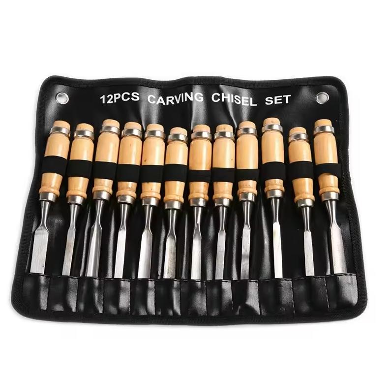 Набор резцов/стамесок Kungs KUNLIYAOI 12 шт. (28063265) Набор резцов/стамесок Kungs KUNLIYAOI 12 шт. (28063265)