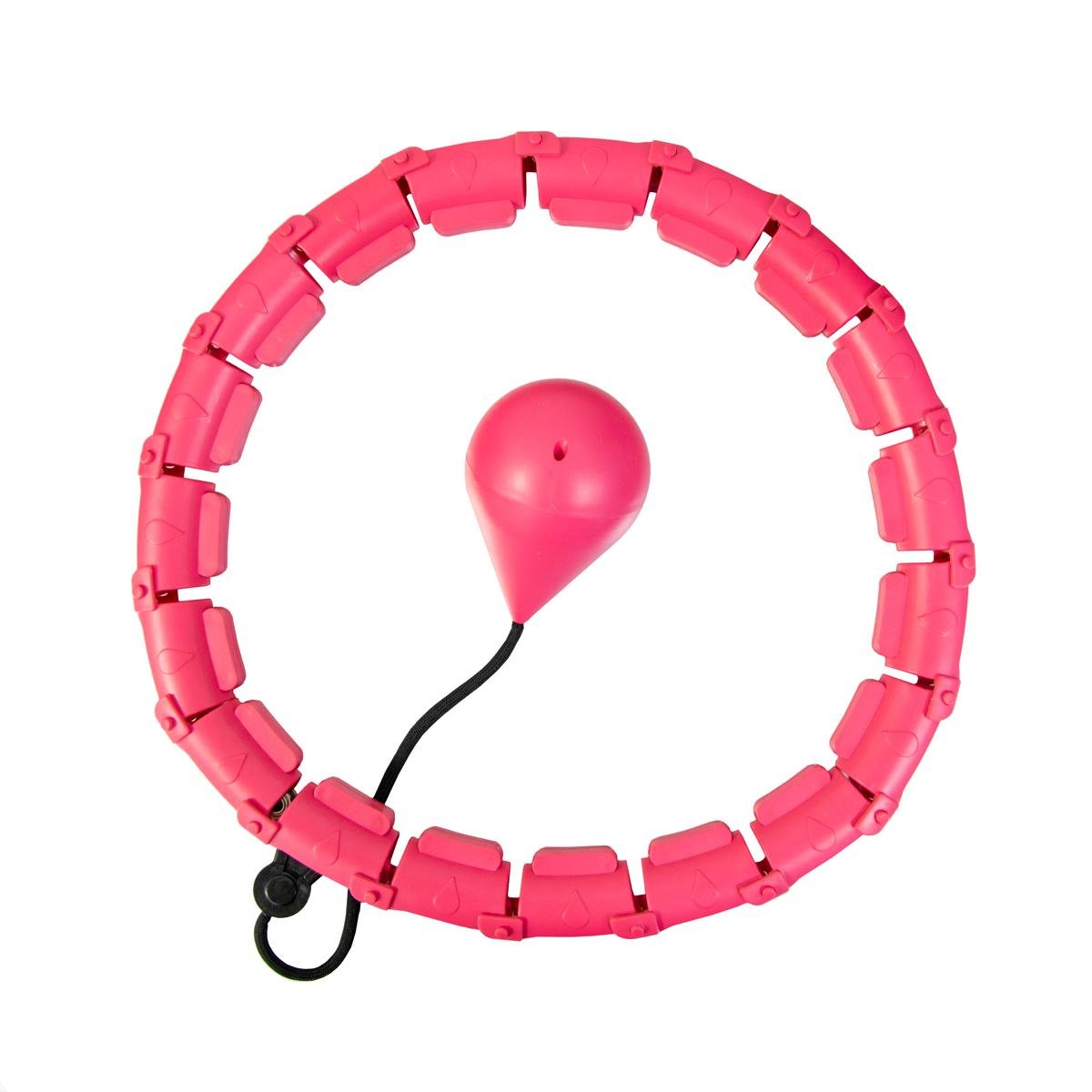 Хулахуп для похудения Hoola Hoop Massager Розовый (1010305-Pink) - фото 1