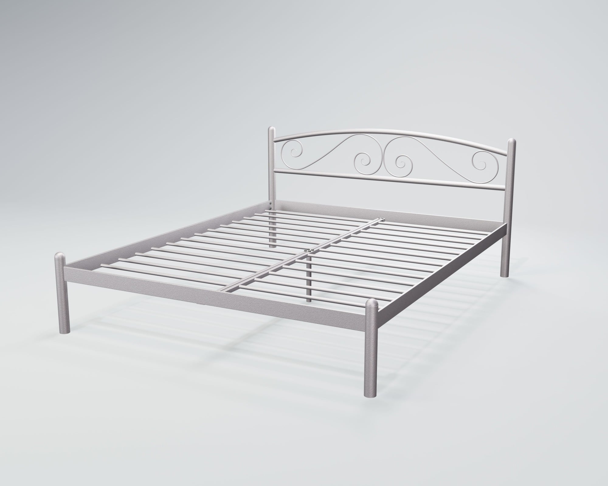 Кровать двуспальная BNB ViolaDesign 180х190 см Светло-серый (r2_ten_0308)
