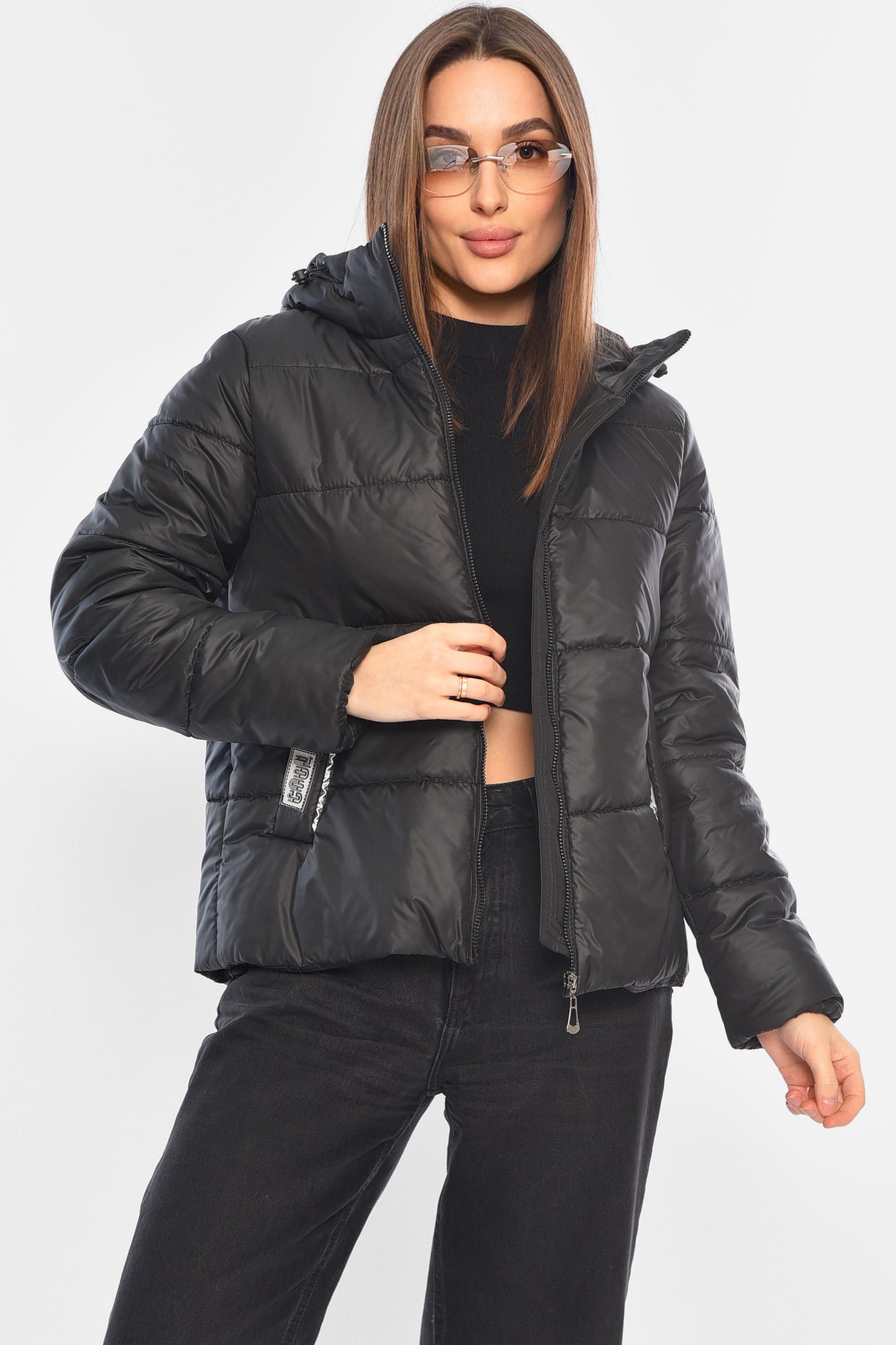 Куртка женская демисезонная M Черный (196690) Куртка женская демисезонная M Черный (196690)