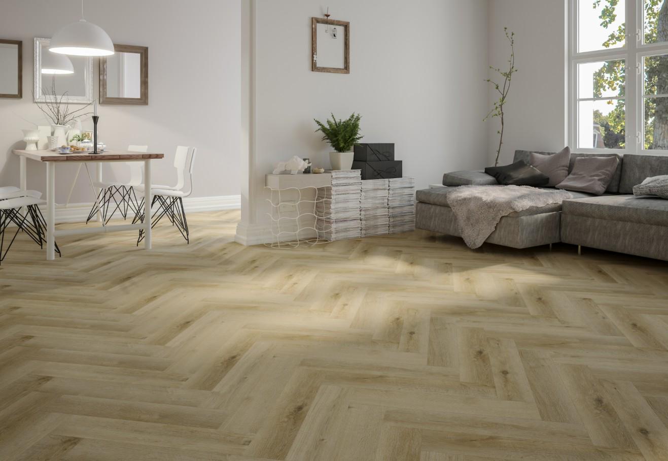 Ламинат виниловый SPC LVT Aberhof Carmelita английская елка (2626) - фото 3 Ламинат виниловый SPC LVT Aberhof Carmelita английская елка (2626) - фото 3