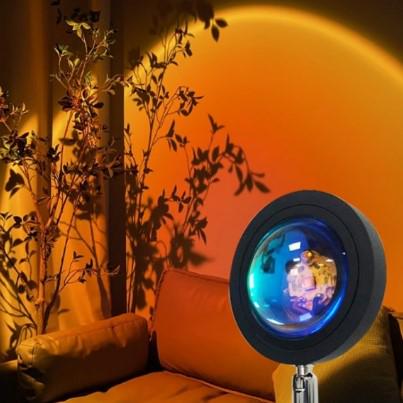 Светильник-лампа проекционный USB led Lamp UKC Sunset настольный - фото 6