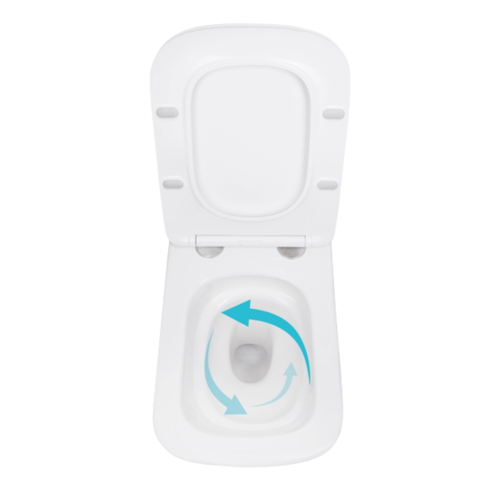 Унитаз подвесной Smart 48 см прямоугольный безободочный Qtap Tern UQ с системой Tornado с дюропластовым сиденьем Soft-close Белый (QT17332303ASW) - фото 3 Унитаз подвесной Smart 48 см прямоугольный безободочный Qtap Tern UQ с системой Tornado с дюропластовым сиденьем Soft-close Белый (QT17332303ASW) - фото 3