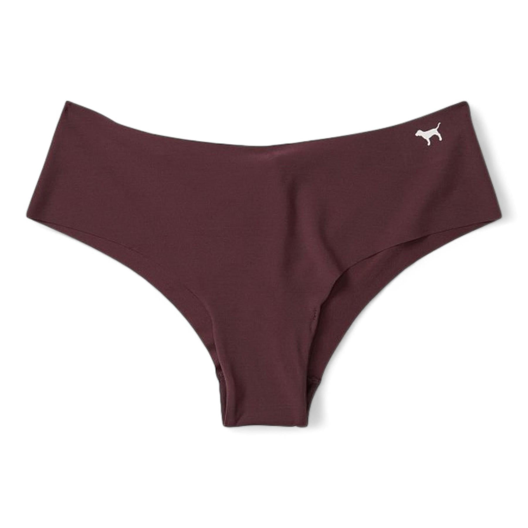 Трусики хипстеры Victoria's Secret No-Show Hiphugger Panty S Коричневый (26486450)