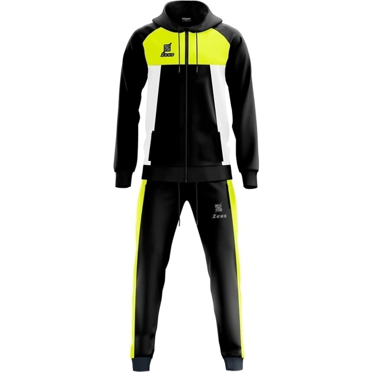 Спортивный костюм Zeus TUTA CAPUA NE/GF S Черно-лимонно-белый (Z01990)