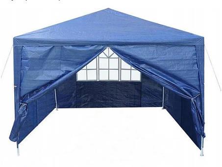 Павільйон садовий AVKO Garden з 4 стінками 3х3 м Синій