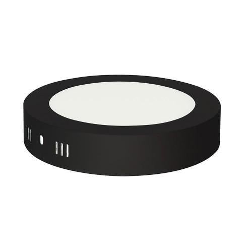 LED-світильник накладний HOROZ ELECTRIC CAROLINE-18 Коло 18W 6400К Чорний (27549903)