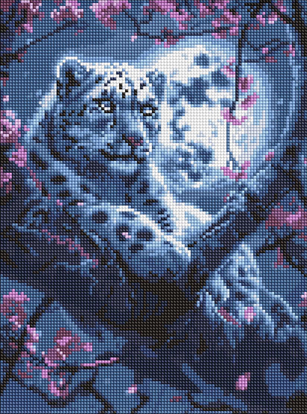 Набір з алмазною мозаїкою Ideyka Місячна тиша AMO8166 на підрамнику 30x40 см (MTT-198631)